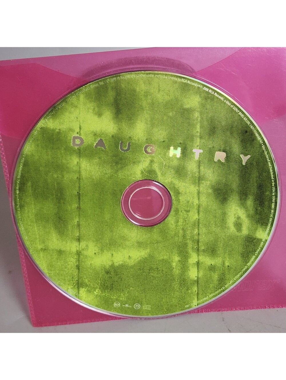 Daughtry Self-Titled Debut CD 2006 RCA Records Rock Pop US Release -Disc Only-